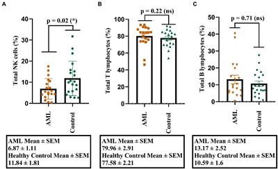 Combined flow cytometry natural killer immunophenotyping and KIR/HLA-C genotyping reveal remarkable differences in acute myeloid leukemia patients, but suggest an overall impairment of the natural killer response